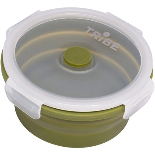 Контейнер Tribe Bowl Container 550 мл силиконовый T-FF-0045, olive