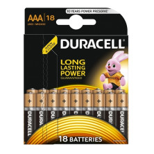 Батарейка AAA Duracell LR03 MN2400 18 шт. 