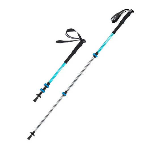 Трекинговая палка 3-сек. Naturehike Men ST 01 6061 AL NH17D001-Z, алюминий, черная