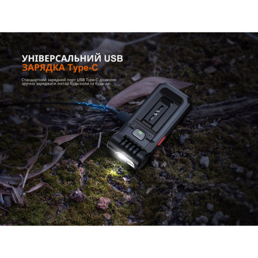 Фонарь ручной Fenix SW05R-RED LED черный (витринный образец / поврежденная упаковка)
