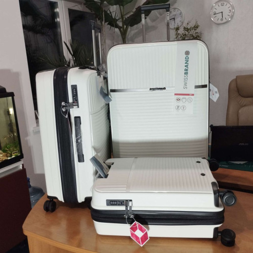 Чемодан Swissbrand Malden (S) White (SWB_LHMAL889S)