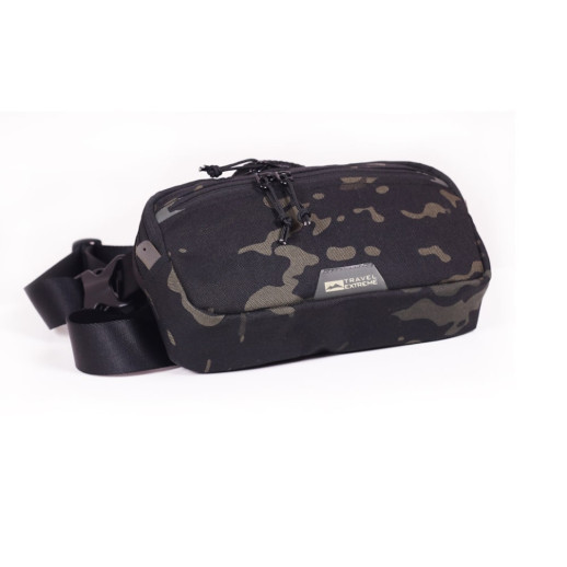 Сумка плечевая поясная Travel Extreme ALPHA Multicam Black Cordura
