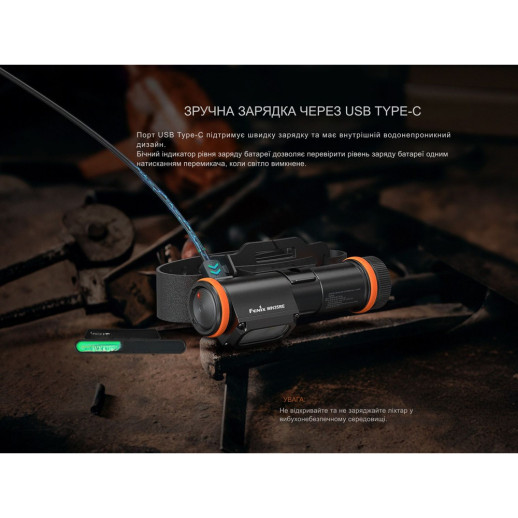 Фонарь налобный взрывобезопасный Fenix WH35RE