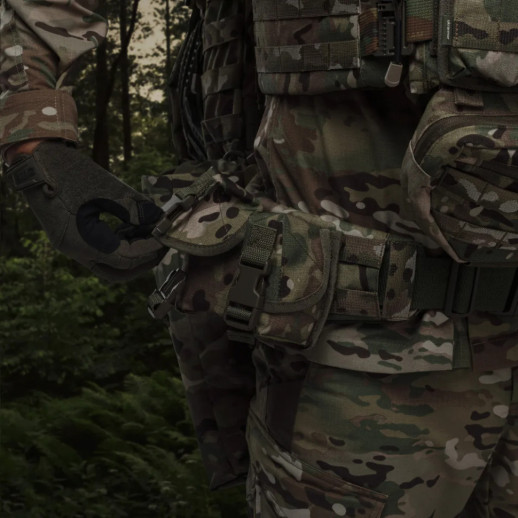 Подсумок Ukrarmor под гранату. Крепеж Molle. Cordura 500D Мультикам