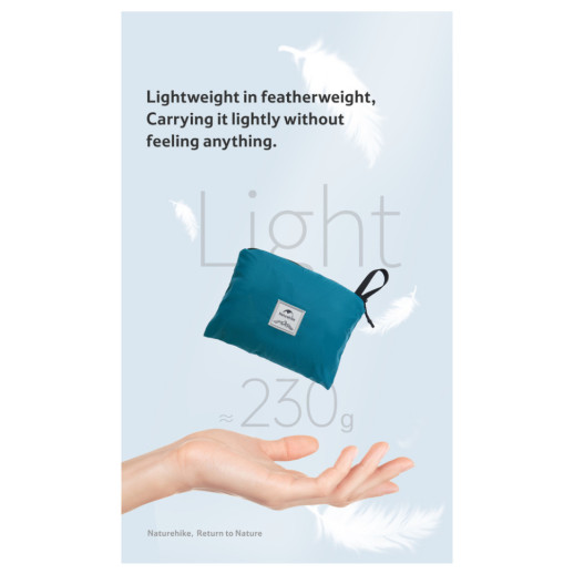 Рюкзак компактный сверхлегкий Naturehike NH17A017-B Yunyan, 30 л, черный