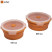 Контейнер Tribe Bowl Container 800 мл силиконовый T-FF-0046, ocher