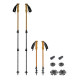 Трекинговые телескопические палки Pinguin Bamboo FL Foam, 63-135 см, Brown (PNG 810172)