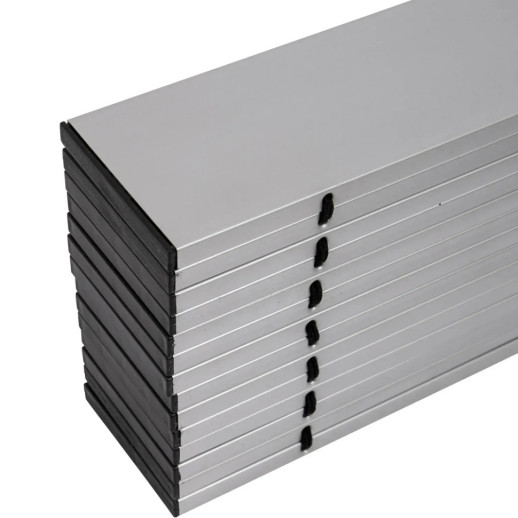 Стол Bo-Camp Lamel 121x80 cm Aluminium (1404438)