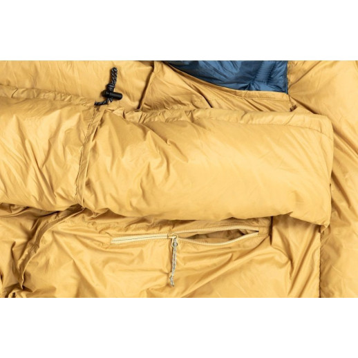 Спальник пуховой Turbat KUK 700 legion blue/dark cheddar - 195 см - синий/оранжевый