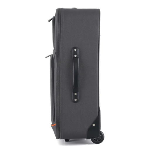 Чемодан Semi Line 24" (M) Grey/Orange Lines (T5754-2)