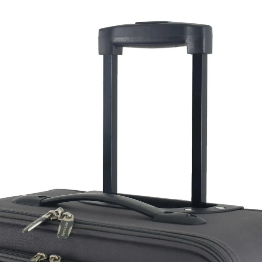 Чемодан Semi Line 24" (M) Grey/Orange Lines (T5754-2)