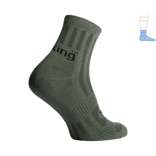 Трекинговые носки Protector ShortLight летние зеленые M 40-43