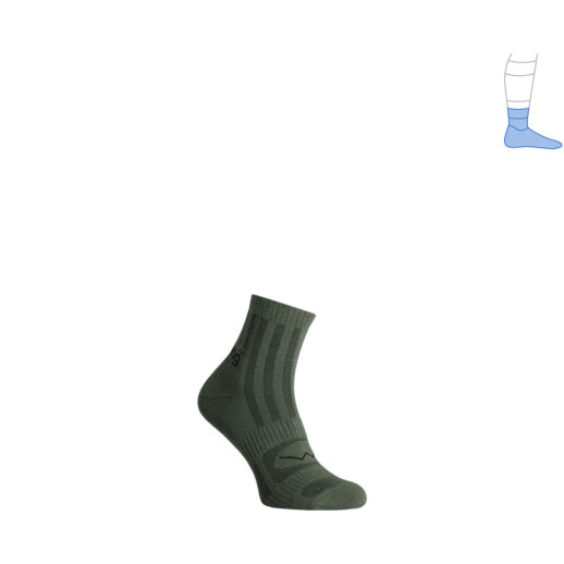 Трекинговые носки Protector ShortLight летние зеленые M 40-43