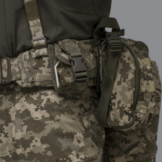 Подсумок Ukrarmor под гранату. Крепеж Molle. Cordura 500D Пиксель