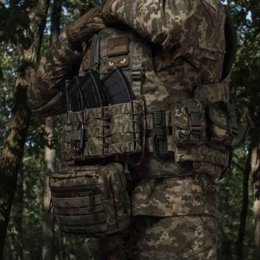 Подсумок Ukrarmor под гранату. Крепеж Molle. Cordura 500D Пиксель