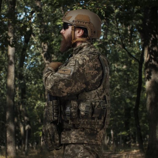 Подсумок Ukrarmor под гранату. Крепеж Molle. Cordura 500D Пиксель