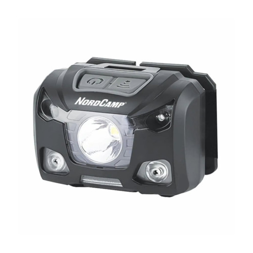 Фонарь налобный Nord Camp 250Lm, 5W XPG, 1200mAh/3xAAA (not included), Sensor White/Red