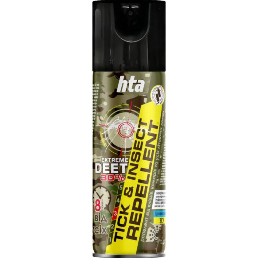 Репеллент-спрей HTA EXTREME DEET 30% TICK & INSECT REPELLENT 200 ml