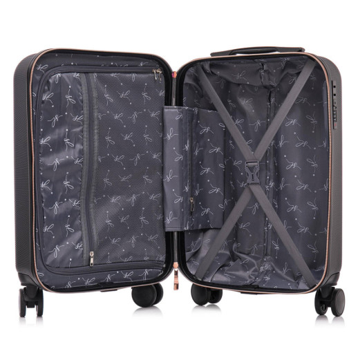 Чемодан Semi Line 20" (S) Black (T5722-2)