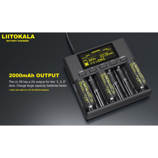 Зарядное устройство LiitoKala Lii-S6