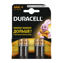 Батарейка AAA Duracell LR03 MN2400 4 шт. 