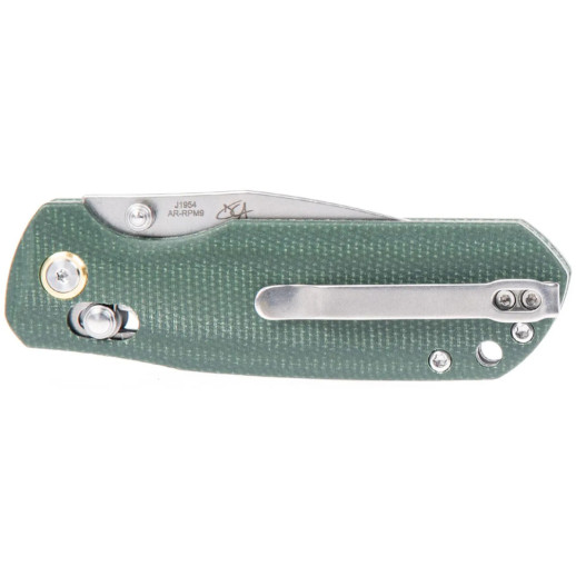 Нож CJRB Maximal, AR-RPM9, Micarta green