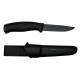 Нож Morakniv Companion BlackBlade, нержавеющая сталь, черный клинок, 12553