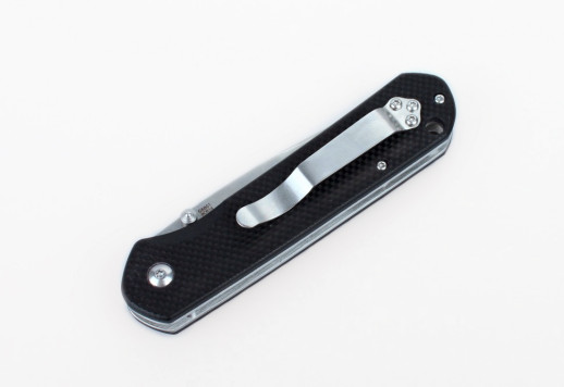 Нож складной Ganzo G6801 черный (люфт клинка, следы выкрутки на осевом винте)