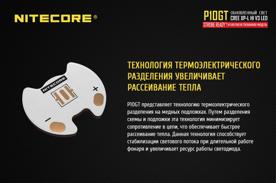 Фонарь Nitecore P10GT 34515