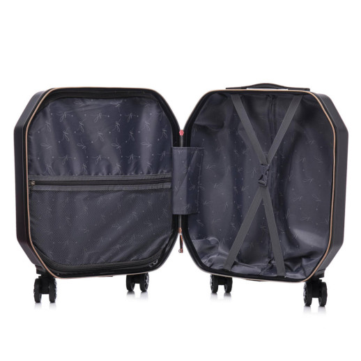 Чемодан Semi Line 20" (S) Black (T5821-3)