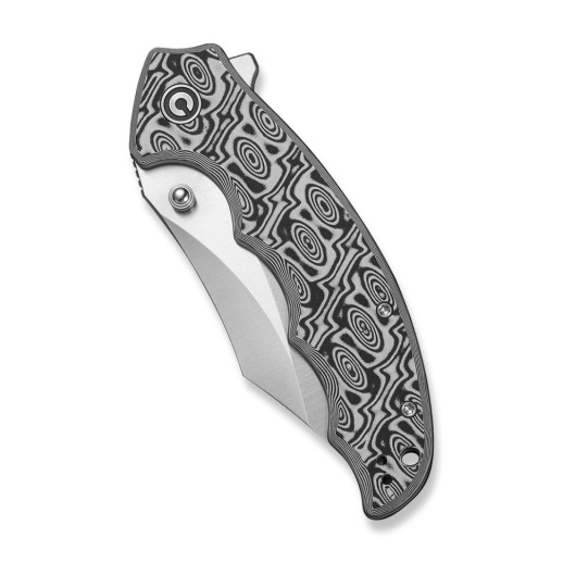 Нож складной туристический Civivi Pentad (8.8 см) Nitro-V / Micarta черный / белый