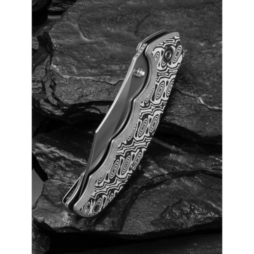 Нож складной туристический Civivi Pentad (8.8 см) Nitro-V / Micarta черный / белый