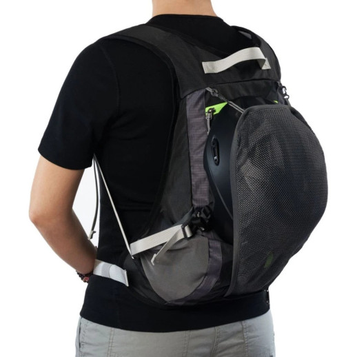 Велорюкзак с чехлом для шлема Naturehike 15 л sky blue NH15C001-B, голубой