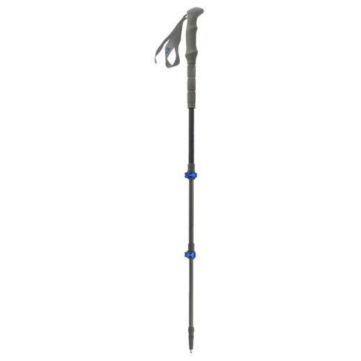 Трекинговые телескопические палки Pinguin Carbon FL Foam, 64 - 135 см, Carbon/Blue (PNG 809152) 2021