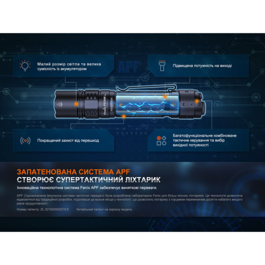 Фонарь ручной Fenix ​​PD36R Pro (Царапины/поврежденная упаковка)