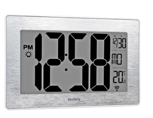 Часы настенные Technoline WS8019 - серебристые