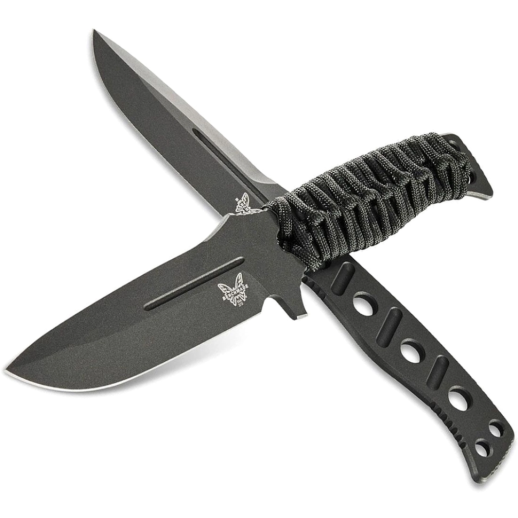 Нож Benchmade Sibert Adamas, фикс, паракорд, черный (375BK-1)