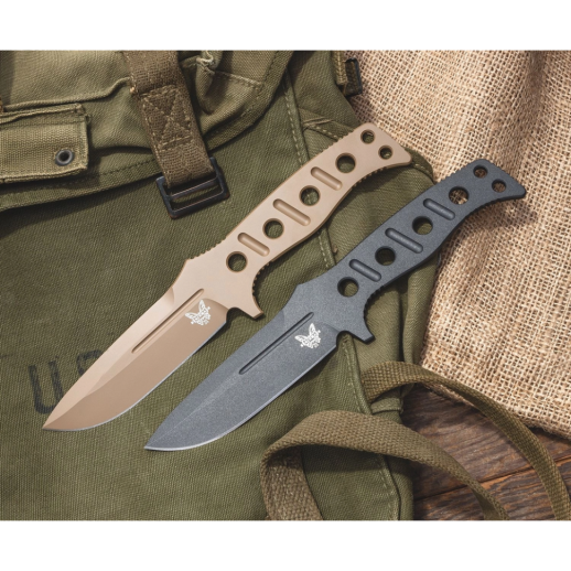 Нож Benchmade Sibert Adamas, фикс, паракорд, черный (375BK-1)