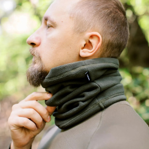 Повязка флисовая Tribe Neck Warmer T-KF-0024-olive, L-XL