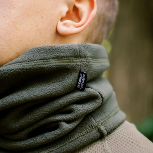 Повязка флисовая Tribe Neck Warmer T-KF-0024-olive, L-XL