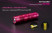Карманный фонарь Nitecore P05, розовый, 460 люмен