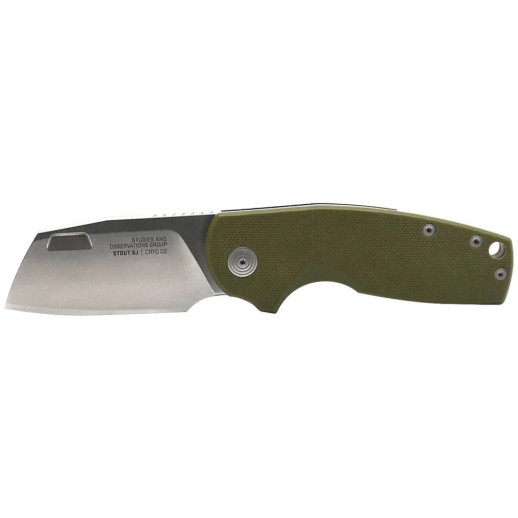 Нож Stout SJ Cleaver/OD Green/Stonewash (SOG 16-03-06-57)