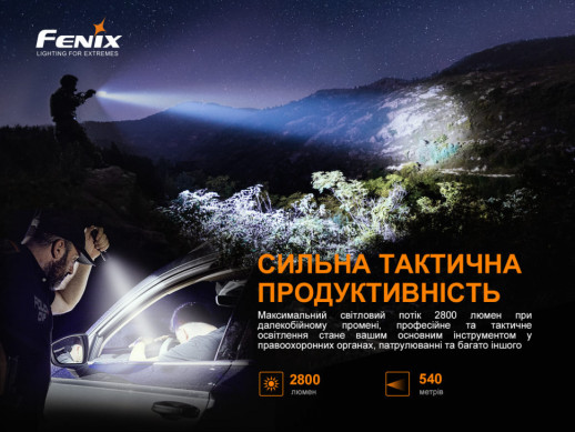 Фонарь ручной Fenix ​​TK22TAC (Замена кнопки/открытая упаковка)