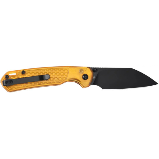 Нож CJRB Pyrite-Light Black Blade, AR-RPM9, FRN yellow