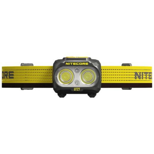 Налобный фонарь Nitecore UT27 2024 (2xNiteLab UHE LED, 800 люмен, 4 режима, 3xAAA, HLB1500), черный