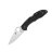 Нож Spyderco Delica 4 Flat Ground, Черный