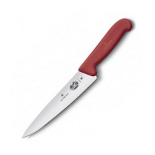 Нож кухонный Victorinox Fibrox Carving разделочный 15 см красный
