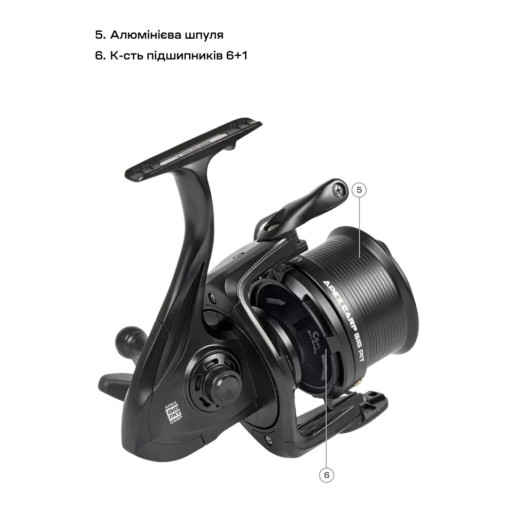 Катушка Brain Apex Carp Big Pit 8000 6+1BB 4.1:1
