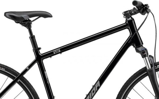 Велосипед Merida 2021 crossway 100 s(47) glossy black(matt silver)