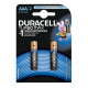 Батарейка AAA Duracell LR03 MN2400 KPD 02*20 Turbo 2 шт.